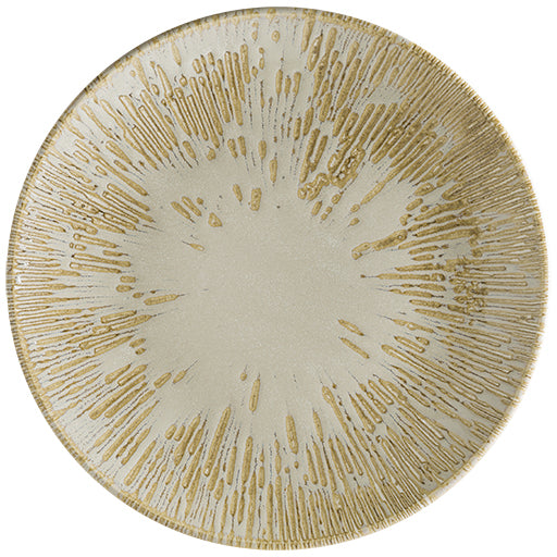 Bonna Cream Porcelain Sand Flat Plate 27cm